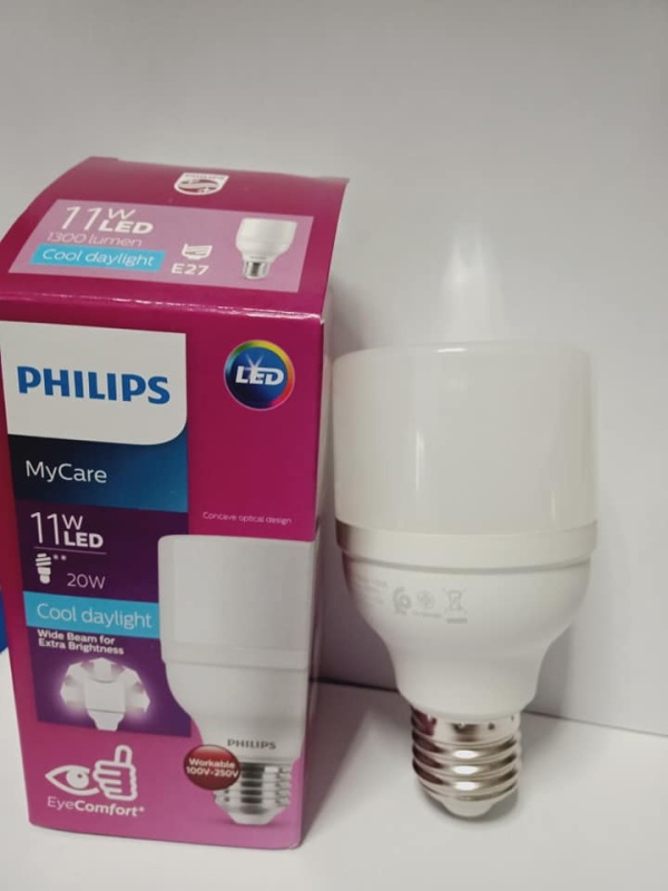 Hình ảnh đèn led trụ Philips LEDBright 11w E27 1CT/12 APR  tiết kiệm điện năng