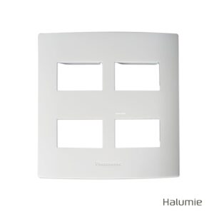 Mặt 4 công tắc Panasonic WEVH68040 Halumie dễ dàng lắp đặt