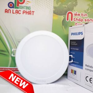 Đèn led âm trần Philips 9w DN027B G3 125mm tròn ánh sáng tối ưu