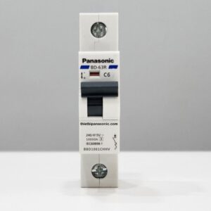 Cầu dao MCB 1P-1E C Curve 10kA BBD1 Panasonic bảo vệ quá tải và ngắn mạch