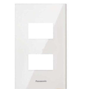 Mặt công tắc ổ cắm Panasonic WEGH6802 cho 2 thiết bị