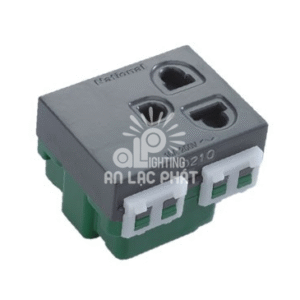 Ổ cắm đơn có màn che và dây nối đất WEV1181-7H Panasonic bắt vít